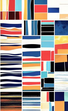 Tekstil ve duvar kağıdı desenleri. Basılabilir dijital illüstrasyon çalışması. Çiçek Yazdırma Tasarımı.