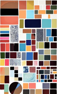 Tekstil ve duvar kağıdı desenleri. Basılabilir dijital illüstrasyon çalışması. Çiçek Yazdırma Tasarımı.