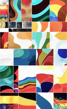 Tekstil ve duvar kağıdı desenleri. Basılabilir dijital illüstrasyon çalışması. Çiçek Yazdırma Tasarımı.