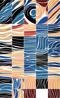 Tekstil ve duvar kağıdı desenleri. Basılabilir dijital illüstrasyon çalışması. Çiçek Yazdırma Tasarımı.