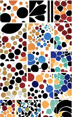 Tekstil ve duvar kağıdı desenleri. Basılabilir dijital illüstrasyon çalışması. Çiçek Yazdırma Tasarımı.