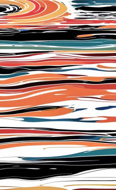 Tekstil ve duvar kağıdı desenleri. Basılabilir dijital illüstrasyon çalışması. Çiçek Yazdırma Tasarımı.