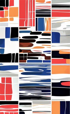 Tekstil ve duvar kağıdı desenleri. Basılabilir dijital illüstrasyon çalışması. Çiçek Yazdırma Tasarımı.