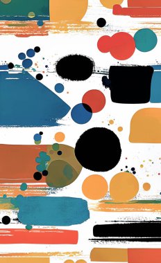 Tekstil ve duvar kağıdı desenleri. Basılabilir dijital illüstrasyon çalışması. Çiçek Yazdırma Tasarımı.