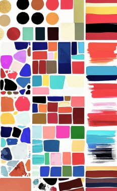 Tekstil ve duvar kağıdı desenleri. Basılabilir dijital illüstrasyon çalışması. Çiçek Yazdırma Tasarımı.