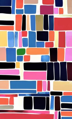 Tekstil ve duvar kağıdı desenleri. Basılabilir dijital illüstrasyon çalışması. Çiçek Yazdırma Tasarımı.