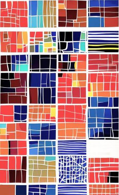 Tekstil ve duvar kağıdı desenleri. Basılabilir dijital illüstrasyon çalışması. Çiçek Yazdırma Tasarımı.