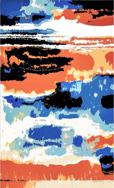 Tekstil ve duvar kağıdı desenleri. Basılabilir dijital illüstrasyon çalışması. Çiçek Yazdırma Tasarımı.