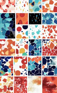 Tekstil ve duvar kağıdı desenleri. Basılabilir dijital illüstrasyon çalışması. Çiçek Yazdırma Tasarımı.