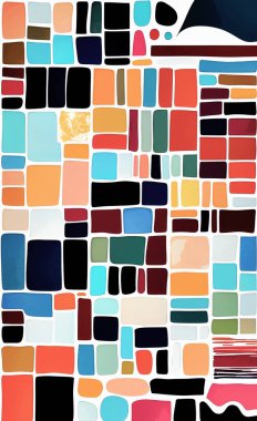 Tekstil ve duvar kağıdı desenleri. Basılabilir dijital illüstrasyon çalışması. Çiçek Yazdırma Tasarımı.