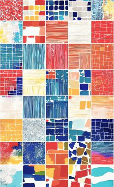 Tekstil ve duvar kağıdı desenleri. Basılabilir dijital illüstrasyon çalışması. Çiçek Yazdırma Tasarımı.