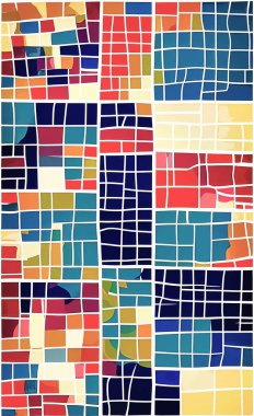 Tekstil ve duvar kağıdı desenleri. Basılabilir dijital illüstrasyon çalışması. Çiçek Yazdırma Tasarımı.