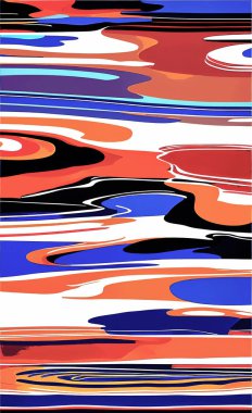 Tekstil ve duvar kağıdı desenleri. Basılabilir dijital illüstrasyon çalışması. Çiçek Yazdırma Tasarımı.