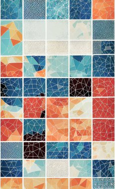 Tekstil ve duvar kağıdı desenleri. Basılabilir dijital illüstrasyon çalışması. Çiçek Yazdırma Tasarımı.