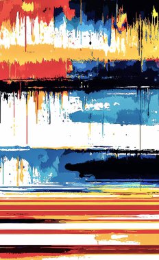 Tekstil ve duvar kağıdı desenleri. Basılabilir dijital illüstrasyon çalışması. Çiçek Yazdırma Tasarımı.