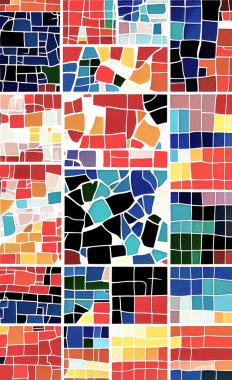 Tekstil ve duvar kağıdı desenleri. Basılabilir dijital illüstrasyon çalışması. Çiçek Yazdırma Tasarımı.