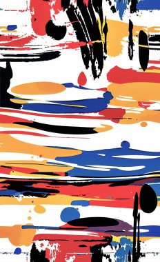 Tekstil ve duvar kağıdı desenleri. Basılabilir dijital illüstrasyon çalışması. Çiçek Yazdırma Tasarımı.