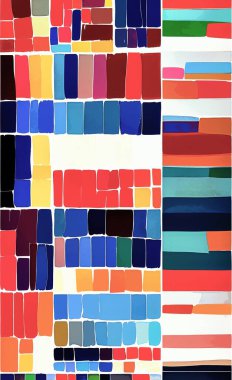 Tekstil ve duvar kağıdı desenleri. Basılabilir dijital illüstrasyon çalışması. Çiçek Yazdırma Tasarımı.