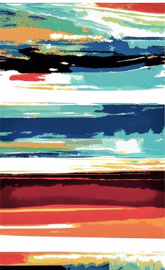 Tekstil ve duvar kağıdı desenleri. Basılabilir dijital illüstrasyon çalışması. Çiçek Yazdırma Tasarımı.