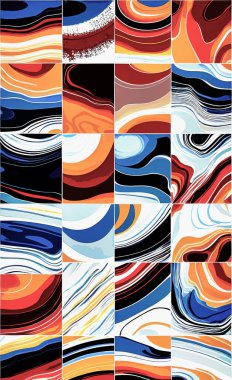 Tekstil ve duvar kağıdı desenleri. Basılabilir dijital illüstrasyon çalışması. Çiçek Yazdırma Tasarımı.