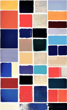 Tekstil ve duvar kağıdı desenleri. Basılabilir dijital illüstrasyon çalışması. Çiçek Yazdırma Tasarımı.