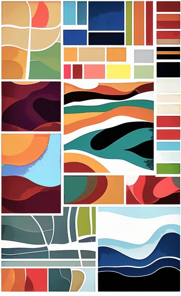 Tekstil ve duvar kağıdı desenleri. Basılabilir dijital illüstrasyon çalışması. Çiçek Yazdırma Tasarımı.