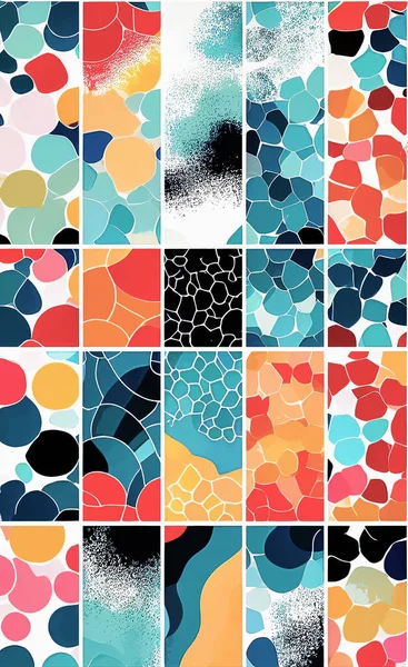 Tekstil ve duvar kağıdı desenleri. Basılabilir dijital illüstrasyon çalışması. Çiçek Yazdırma Tasarımı.