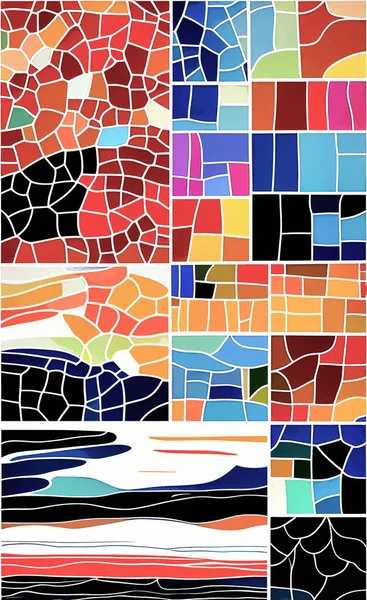 Tekstil ve duvar kağıdı desenleri. Basılabilir dijital illüstrasyon çalışması. Çiçek Yazdırma Tasarımı.