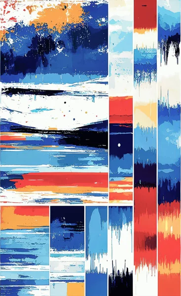 Tekstil ve duvar kağıdı desenleri. Basılabilir dijital illüstrasyon çalışması. Çiçek Yazdırma Tasarımı.