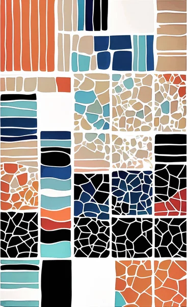 Tekstil ve duvar kağıdı desenleri. Basılabilir dijital illüstrasyon çalışması. Çiçek Yazdırma Tasarımı.