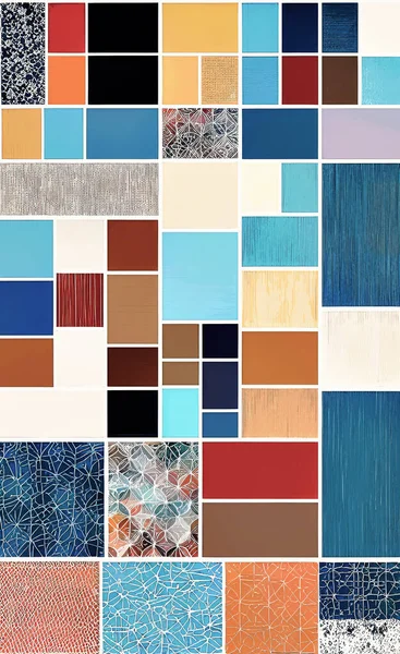 Tekstil ve duvar kağıdı desenleri. Basılabilir dijital illüstrasyon çalışması. Çiçek Yazdırma Tasarımı.