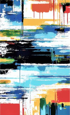 Tekstil ve duvar kağıdı desenleri. Basılabilir dijital illüstrasyon çalışması. Çiçek Yazdırma Tasarımı.