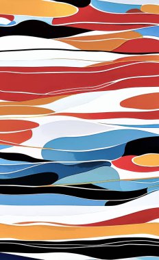 Tekstil ve duvar kağıdı desenleri. Basılabilir dijital illüstrasyon çalışması. Çiçek Yazdırma Tasarımı.
