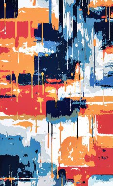 Tekstil ve duvar kağıdı desenleri. Basılabilir dijital illüstrasyon çalışması. Çiçek Yazdırma Tasarımı.