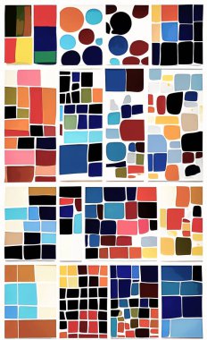 Tekstil ve duvar kağıdı desenleri. Basılabilir dijital illüstrasyon çalışması. Çiçek Yazdırma Tasarımı.