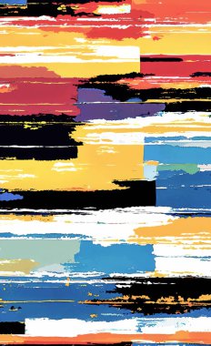 Tekstil ve duvar kağıdı desenleri. Basılabilir dijital illüstrasyon çalışması. Çiçek Yazdırma Tasarımı.