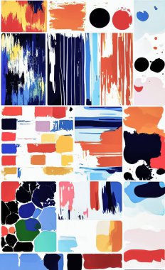 Tekstil ve duvar kağıdı desenleri. Basılabilir dijital illüstrasyon çalışması. Çiçek Yazdırma Tasarımı.