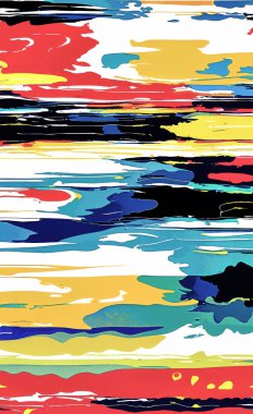 Tekstil ve duvar kağıdı desenleri. Basılabilir dijital illüstrasyon çalışması. Çiçek Yazdırma Tasarımı.