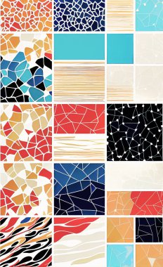 Tekstil ve duvar kağıdı desenleri. Basılabilir dijital illüstrasyon çalışması. Çiçek Yazdırma Tasarımı.