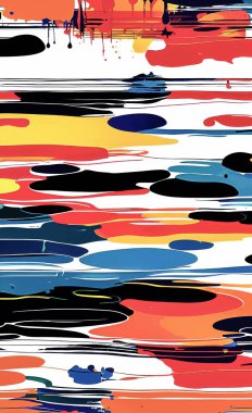 Tekstil ve duvar kağıdı desenleri. Basılabilir dijital illüstrasyon çalışması. Çiçek Yazdırma Tasarımı.