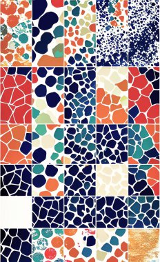 Tekstil ve duvar kağıdı desenleri. Basılabilir dijital illüstrasyon çalışması. Çiçek Yazdırma Tasarımı.