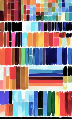 Tekstil ve duvar kağıdı desenleri. Basılabilir dijital illüstrasyon çalışması. Çiçek Yazdırma Tasarımı.