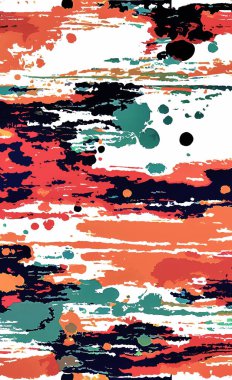 Tekstil ve duvar kağıdı desenleri. Basılabilir dijital illüstrasyon çalışması. Çiçek Yazdırma Tasarımı.