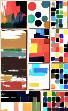 Tekstil ve duvar kağıdı desenleri. Basılabilir dijital illüstrasyon çalışması. Çiçek Yazdırma Tasarımı.