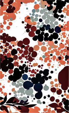 Tekstil ve duvar kağıdı desenleri. Basılabilir dijital illüstrasyon çalışması. Çiçek Yazdırma Tasarımı.