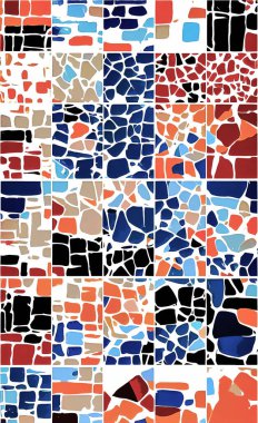 Tekstil ve duvar kağıdı desenleri. Basılabilir dijital illüstrasyon çalışması. Çiçek Yazdırma Tasarımı.