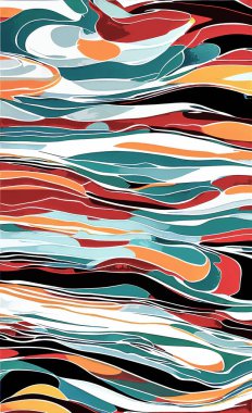 Tekstil ve duvar kağıdı desenleri. Basılabilir dijital illüstrasyon çalışması. Çiçek Yazdırma Tasarımı.