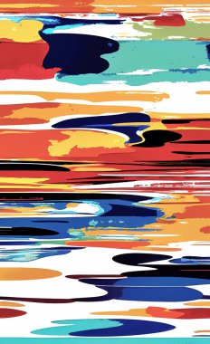 Tekstil ve duvar kağıdı desenleri. Basılabilir dijital illüstrasyon çalışması. Çiçek Yazdırma Tasarımı.