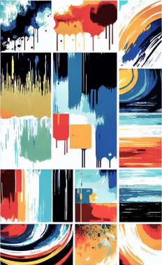 Tekstil ve duvar kağıdı desenleri. Basılabilir dijital illüstrasyon çalışması. Çiçek Yazdırma Tasarımı.