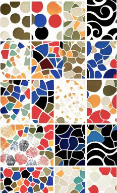 Tekstil ve duvar kağıdı desenleri. Basılabilir dijital illüstrasyon çalışması. Çiçek Yazdırma Tasarımı.